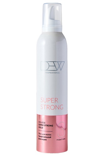 Dew Professional Мусс для волос сверхсильной фиксаци Super Strong 350мл