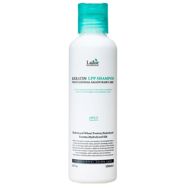Шампунь протеиновый для волос Lador Keratin LPP Shampoo 150мл