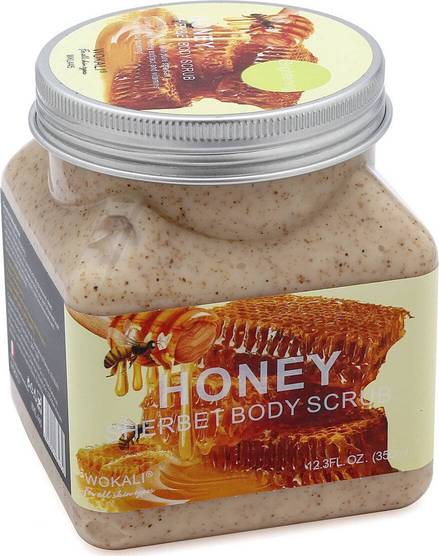 Wokali Скраб для тела Мед Honey Sherbet Body Scrub 500мл