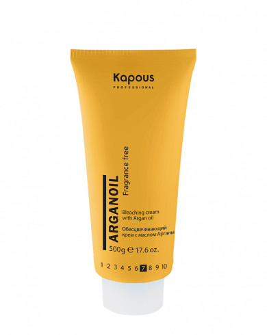 Kapous Professional Крем обесцвечивающий для волос с маслом арганы Arganoil 500гр