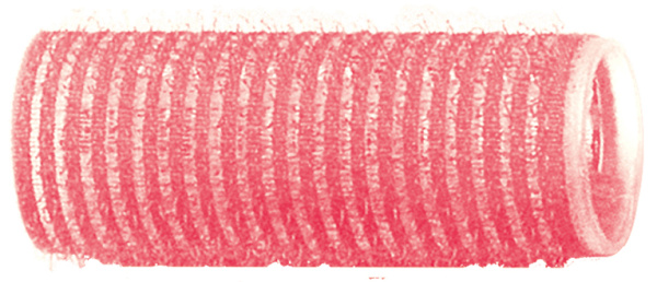 Dewal Бигуди-липучки розовые 24х60 мм 12 шт