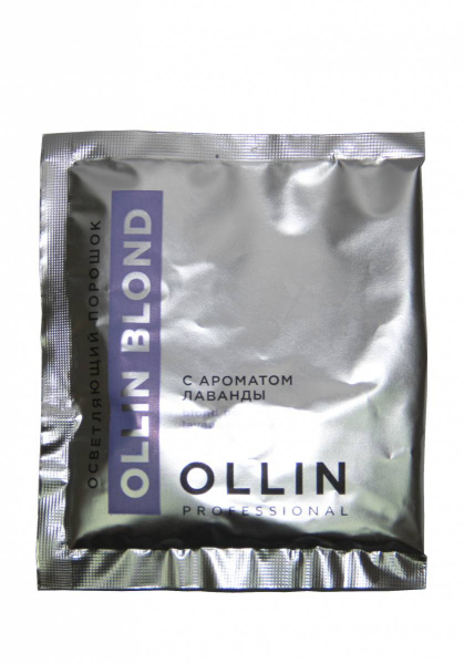 Ollin Blond Порошок для обесцвечивания волос с ароматом лаванды 30гр