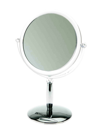 Зеркало настольное 2-стороннее круглое (15*21,5) MR-417