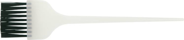 Кисть для окрашивания DEWAL, белая, с черной прямой щетиной, широкая 45мм
