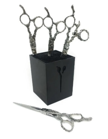 Подставка для ножниц и инструмента в виде стакана, черная