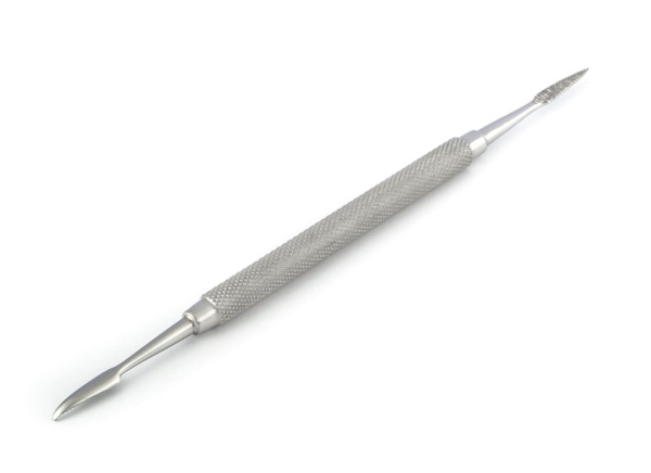 Metzger Пилка для ногтей металлическая двухсторонная PL-166 (15см)