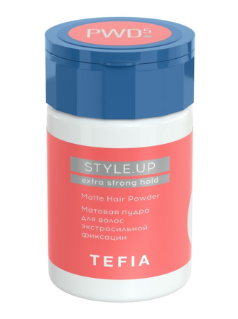Tefia StyleUP Пудра матовая для волос экстрасильной фиксации Matte Hair Powder Extra Strong Hold 8г
