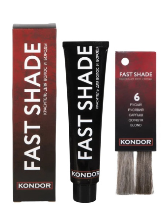 Kondor Fast Shade крем-краска для волос и бороды 6/0 русый 60мл