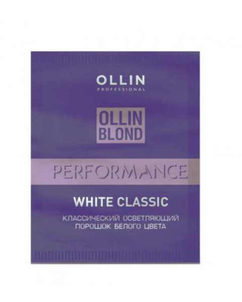 Ollin Blond Performance Препарат для обесцвечивания волос белого цвета 30гр