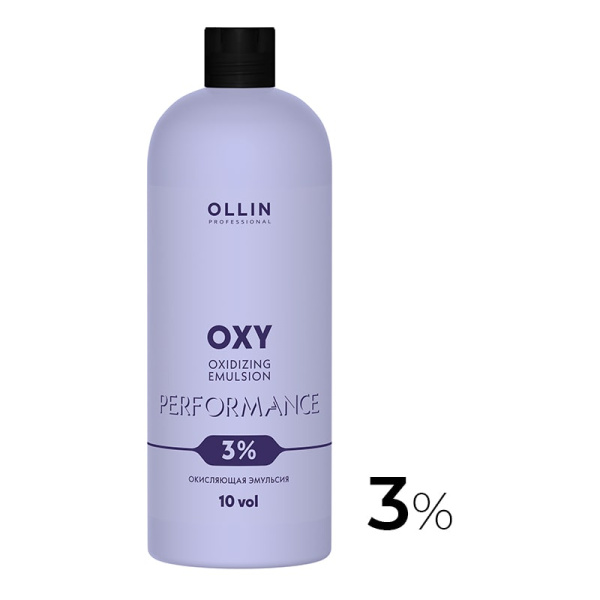 Ollin Performance Oxy Окислитель (эмульсия, оксигент, оксид) для красителя 3%, 1000мл