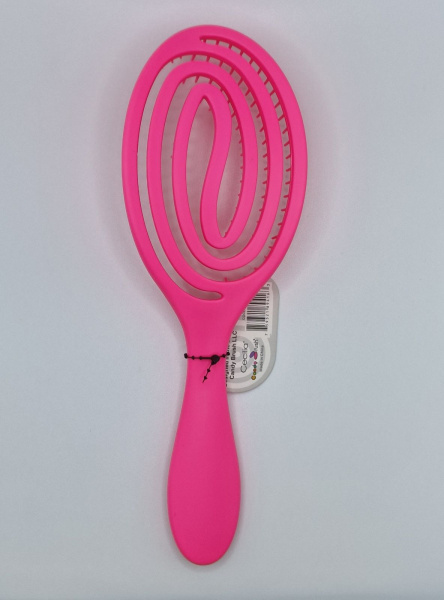 Mazel Brush Щетка подвижная овальная массажная для волос розовая